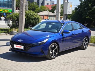 2021 Hyundai Elantra VII (CN7), синий, 2350000 рублей, вид 2