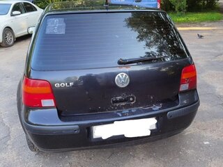 1998 Volkswagen Golf IV, чёрный, 150000 рублей, вид 4