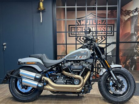 2024 Harley-Davidson Fat Bob, серый, 3250000 рублей, вид 1