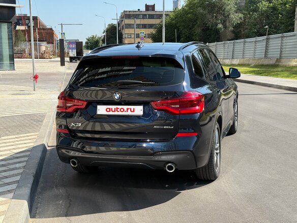 2019 BMW X3 20d xDrive III (G01), синий, 5150000 рублей - вид 5
