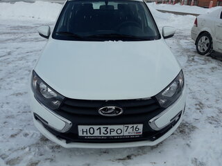 2020 Lada (ВАЗ) Granta I Рестайлинг, белый, 695000 рублей, вид 1