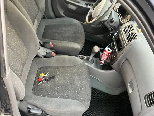 2008 Hyundai Accent ТагАЗ II, синий, 580000 рублей - вид 5