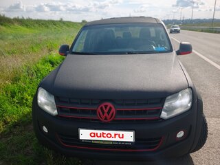 2011 Volkswagen Amarok I, чёрный, 1250000 рублей, вид 2