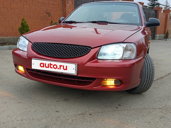 2006 Hyundai Accent ТагАЗ II, красный, 450000 рублей - вид 2