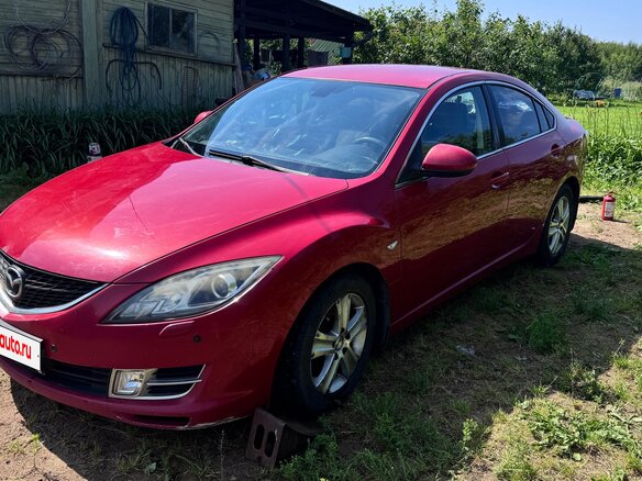 2008 Mazda 6 II (GH), красный, 519000 рублей