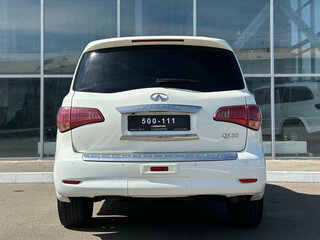 2017 Infiniti QX80 I Рестайлинг, белый, 2985000 рублей, вид 5