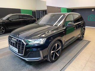 2020 Audi Q7 45 TDI II (4M) Рестайлинг, чёрный, 5300000 рублей, вид 3