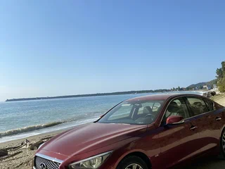 2015 Infiniti Q50 I, красный, 1900000 рублей, вид 5