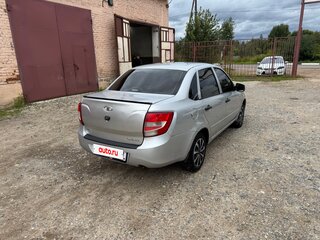 2012 Lada (ВАЗ) Granta I, серебристый, 385000 рублей, вид 4