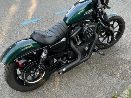 2021 Harley-Davidson Sportster 883, зелёный, 1400000 рублей, вид 4