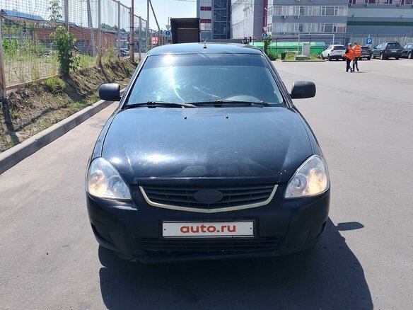 2012 Lada (ВАЗ) Priora I, чёрный, 265000 рублей - вид 1