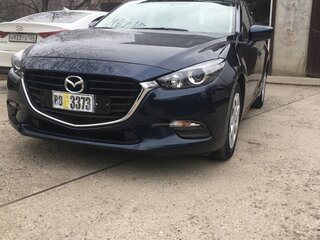 2017 Mazda 3 III (BM) Рестайлинг, синий, 1690000 рублей, вид 2