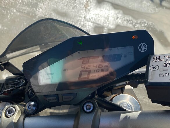 2014 Yamaha MT-09 (FZ-09), оранжевый, 700000 рублей - вид 8