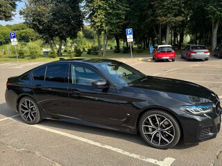2022 BMW 5 серии 530i xDrive VII (G30/G31/G38) Рестайлинг, чёрный, 3700000 рублей, вид 3