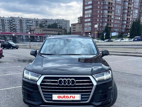 2017 Audi Q7 II (4M), чёрный, 4800000 рублей, вид 5