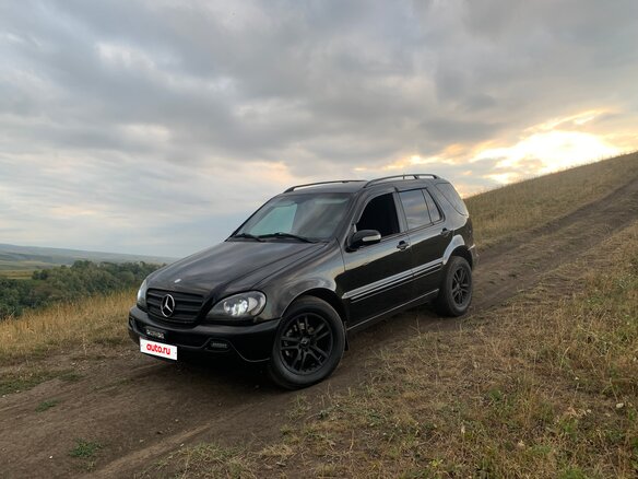 2002 Mercedes-Benz M-Класс 320 I (W163) Рестайлинг, чёрный, 850000 рублей - вид 2