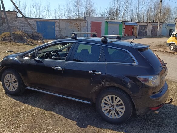 2008 Mazda CX-7 I, чёрный, 440000 рублей - вид 1
