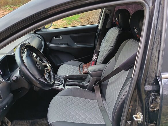 2012 Kia Sportage III, чёрный, 1200000 рублей - вид 6