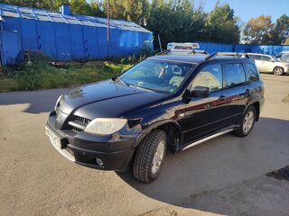 2008 Mitsubishi Outlander I, чёрный, 595000 рублей, вид 1