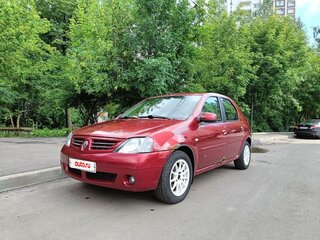 2008 Renault Logan I, красный, 300000 рублей, вид 1