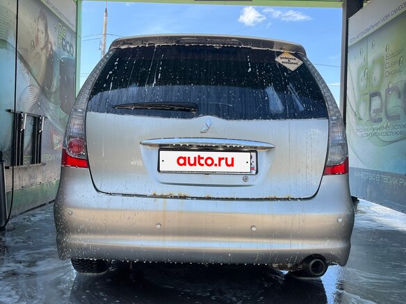 2006 Mitsubishi Grandis I, серебристый, 580000 рублей - вид 7