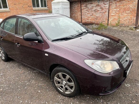 2008 Hyundai Elantra IV (HD), красный, 530000 рублей
