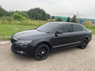 2013 Skoda Superb II Рестайлинг, чёрный, 1490000 рублей, вид 1