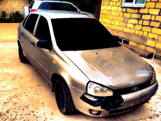 2006 Lada (ВАЗ) Kalina I, бежевый, 170000 рублей, вид 2