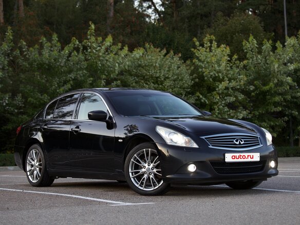 2010 Infiniti G25 IV, чёрный, 1600000 рублей - вид 2