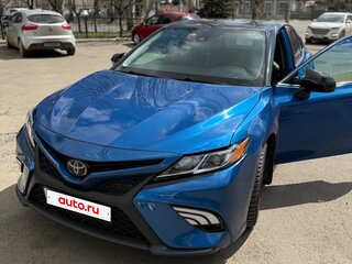 2019 Toyota Camry US Market VIII (XV70), синий, 2600000 рублей, вид 2