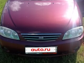 2006 Kia Spectra I Рестайлинг 2, красный, 190000 рублей, вид 1