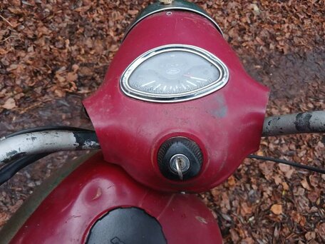 1965 Jawa 350/360, красный, 55000 рублей, вид 4