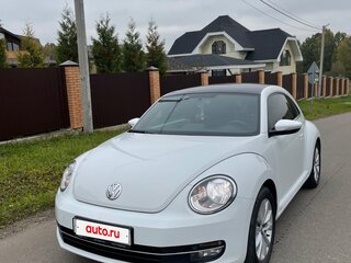 2014 Volkswagen Beetle II (A5), белый, 1499000 рублей, вид 4