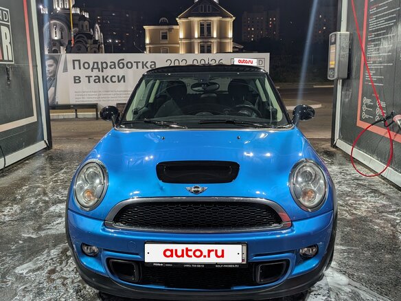2011 Mini Hatch Cooper S II (R56) Рестайлинг, синий, 1200000 рублей - вид 1