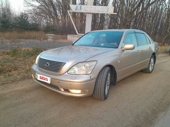 2003 Lexus LS 430 III Рестайлинг, бежевый, 1299000 рублей