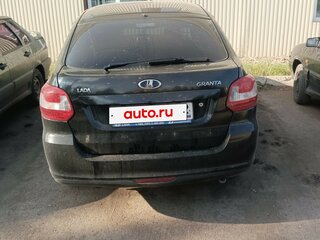 2014 Lada (ВАЗ) Granta I, чёрный, 450000 рублей, вид 5