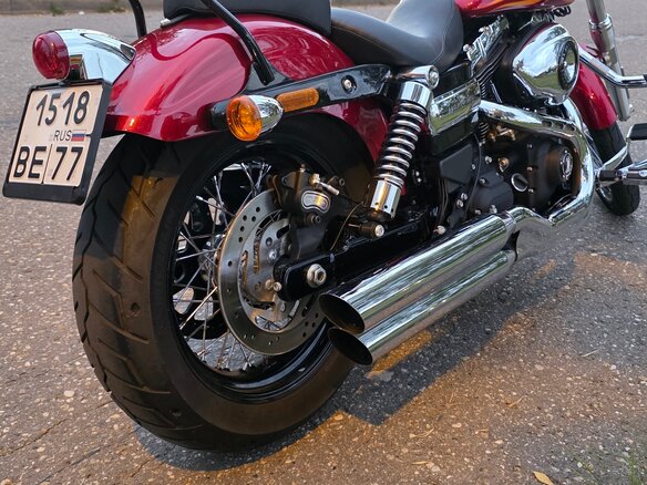 2012 Harley-Davidson Dyna Wide Glide, пурпурный, 1280000 рублей - вид 16