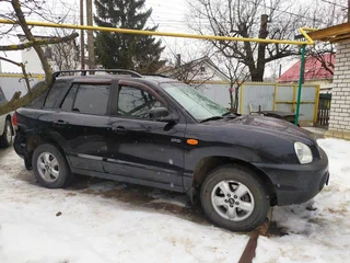2008 Hyundai Santa Fe Classic Classic, чёрный, 650000 рублей, вид 5
