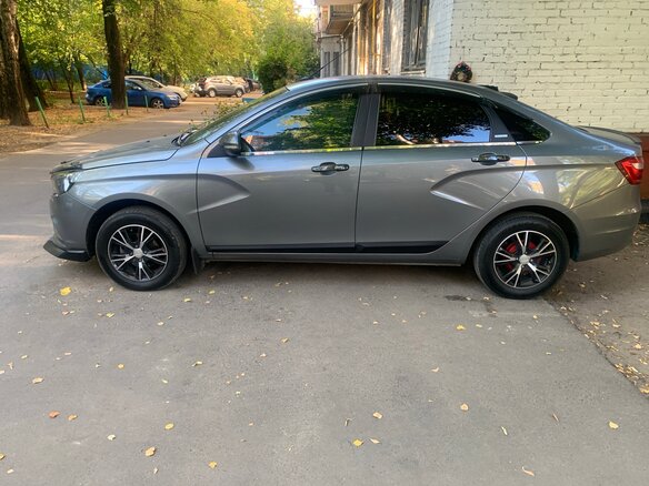 2018 Lada (ВАЗ) Vesta I, серый, 1000000 рублей - вид 6