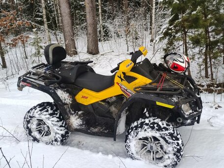 2009 BRP Can-Am Outlander 800, золотистый, 915000 рублей, вид 1