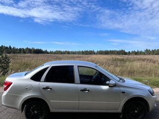 2012 Lada (ВАЗ) Granta I, серебристый, 375000 рублей, вид 3
