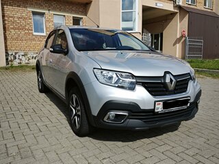 2019 Renault Logan Stepway II Рестайлинг, серебристый, 1060000 рублей, вид 1