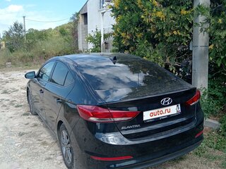 2017 Hyundai Elantra VI (AD), чёрный, 1550000 рублей, вид 2