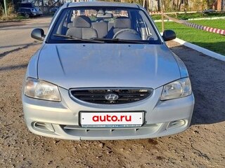 2009 Hyundai Accent ТагАЗ II, серебристый, 510000 рублей, вид 2
