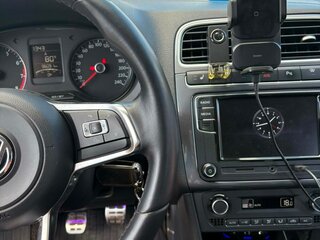 2018 Volkswagen Polo V Рестайлинг, чёрный, 1550000 рублей, вид 5