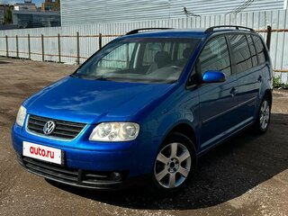 2006 Volkswagen Touran I Рестайлинг, синий, 585000 рублей, вид 1