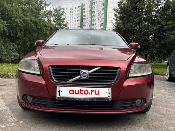 2008 Volvo S40 II Рестайлинг, красный, 800000 рублей