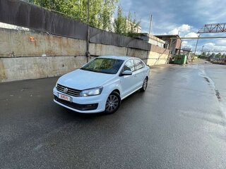 2019 Volkswagen Polo V Рестайлинг, белый, 700000 рублей, вид 3