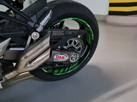 2012 Kawasaki Z 1000, зелёный, 790000 рублей, вид 3