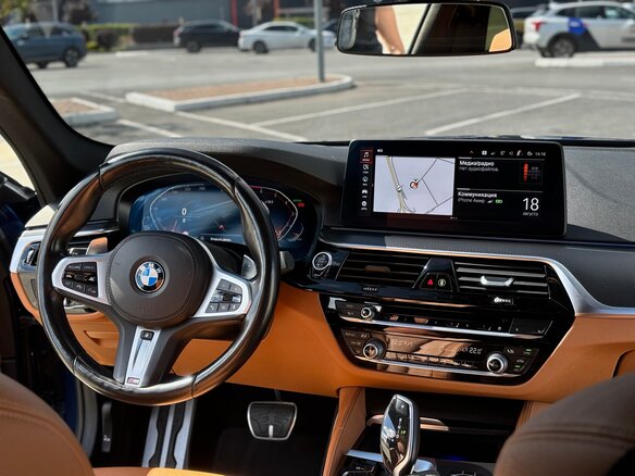 2020 BMW 5 серии 530i xDrive VII (G30/G31/G38) Рестайлинг, синий, 5550000 рублей - вид 10